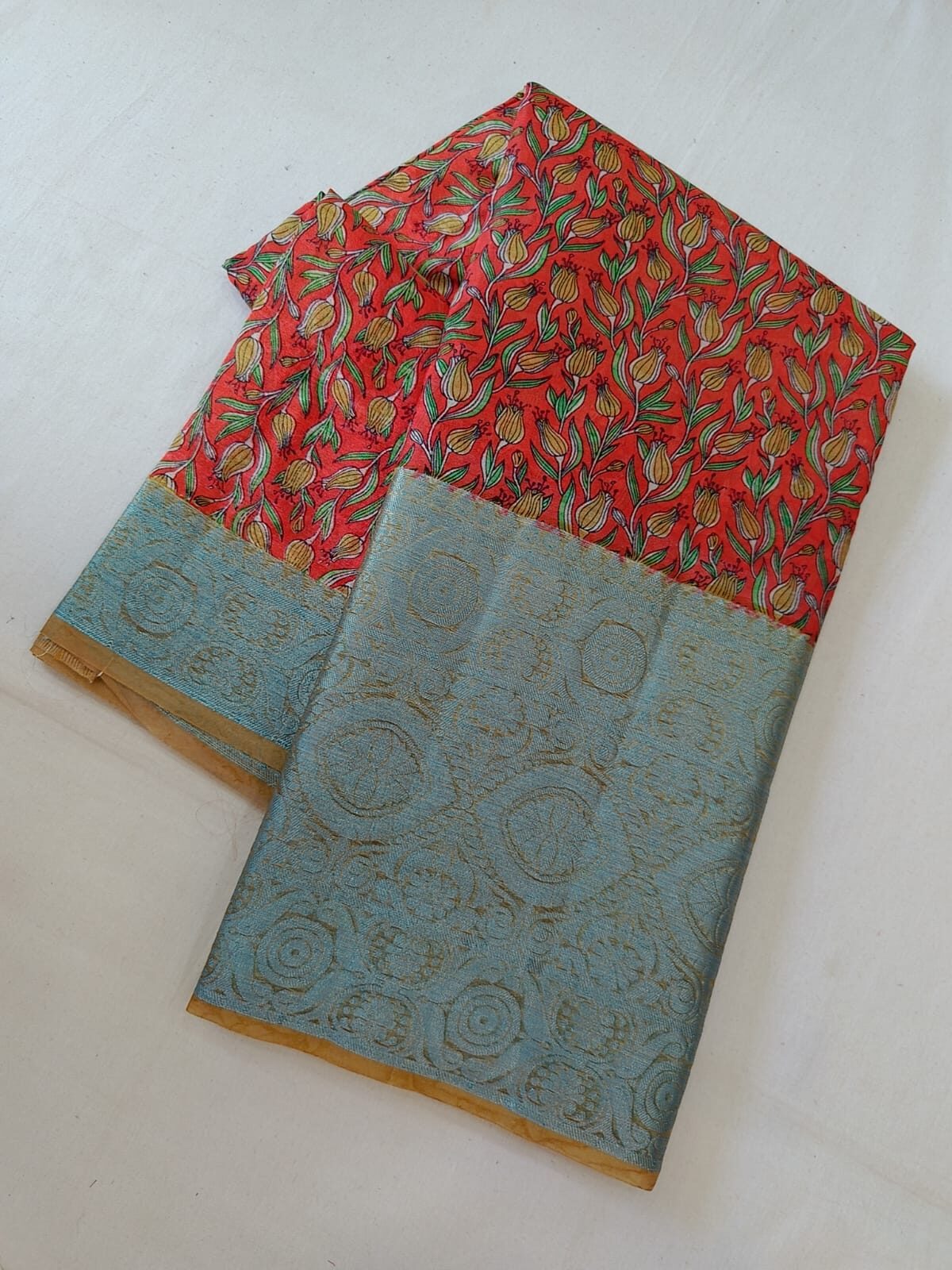 Benaras Fancy -Walm Silk Saree