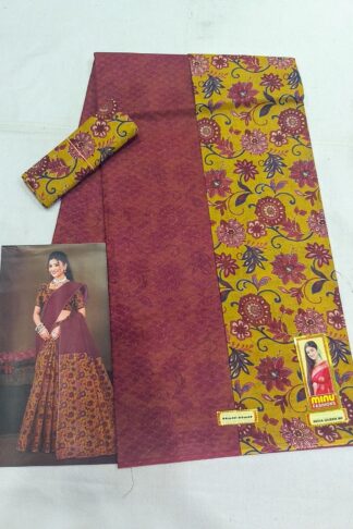 Minu Pure Cotton Saree – Elegant Daily Wear Collection