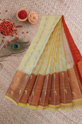 Handloom Kuppadam Saree with Jari Weaving