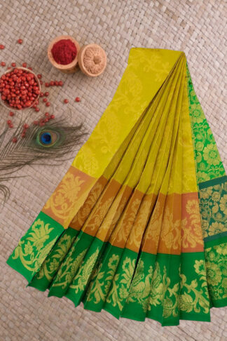 Handloom Kuppadam Saree with Jari Weaving