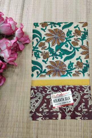Designer Maslin Kalamkari Saree