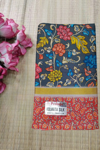 Designer Maslin Kalamkari Saree