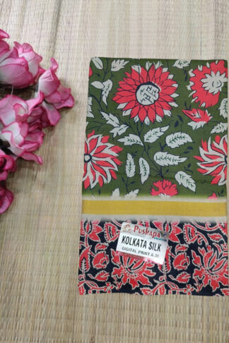 Designer Maslin Kalamkari Saree