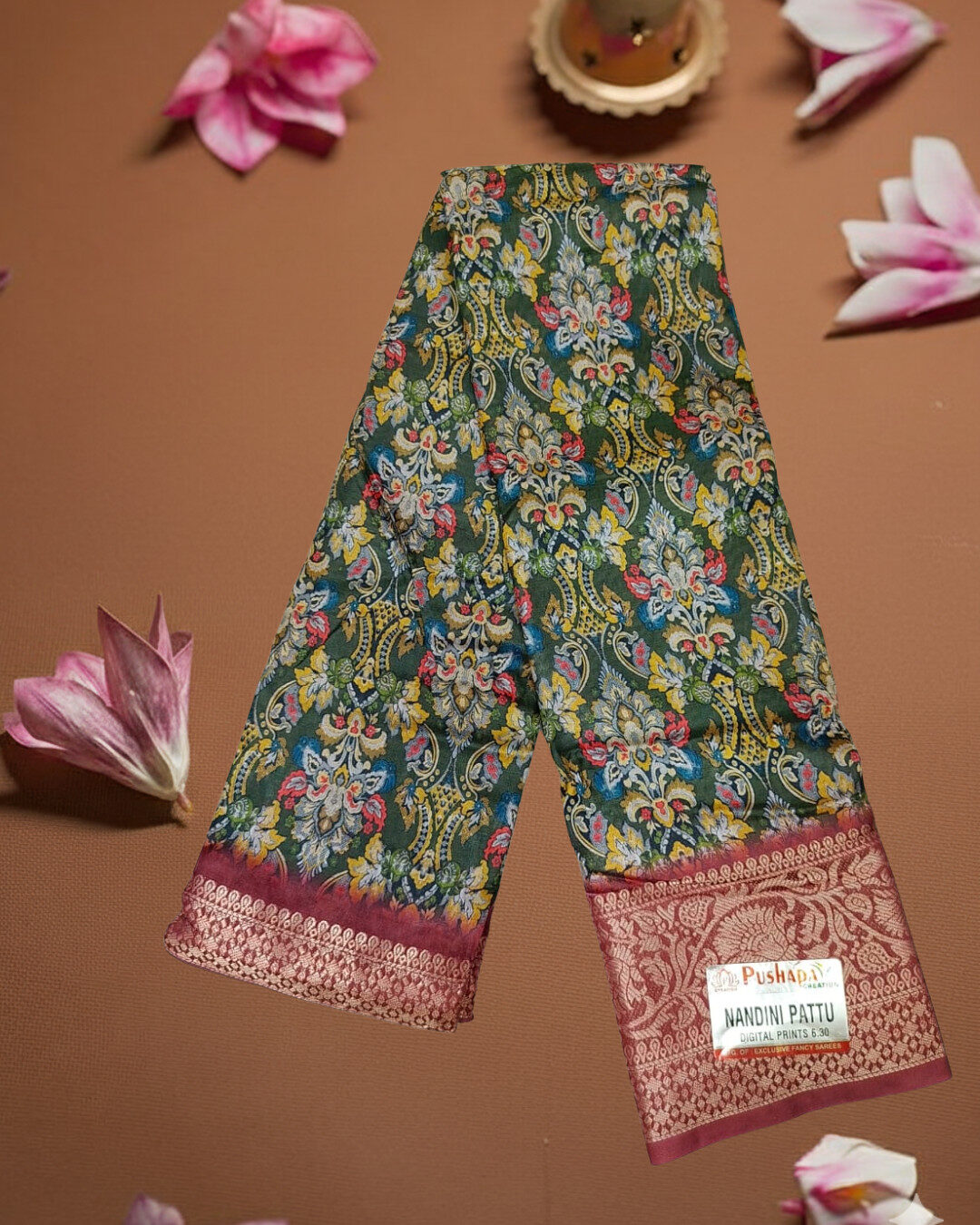 Nandini Pattu Digital Saree