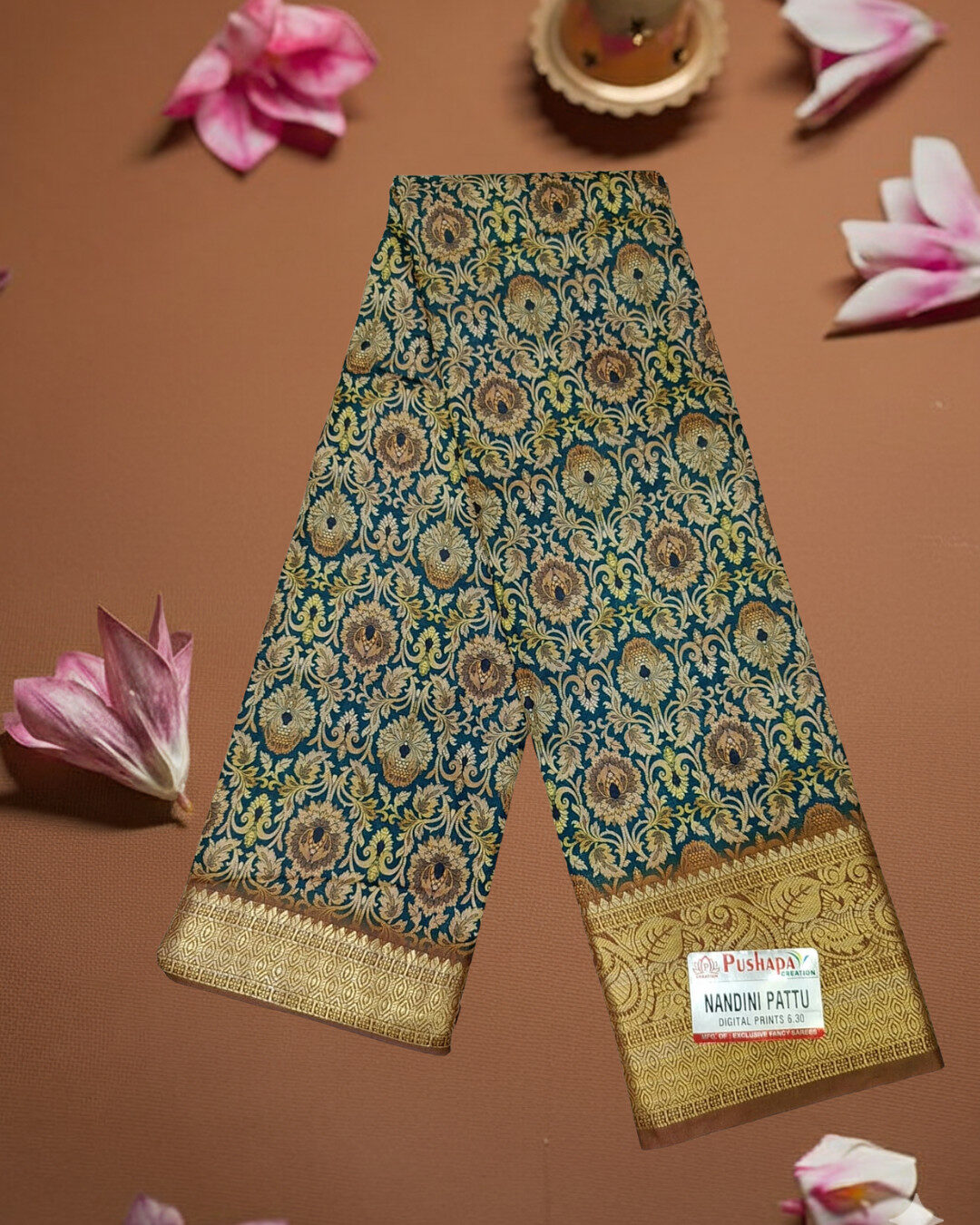 Nandini Pattu Digital Saree