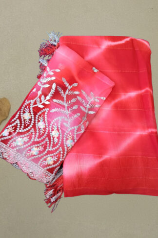 Designer Shibori Print Saree
