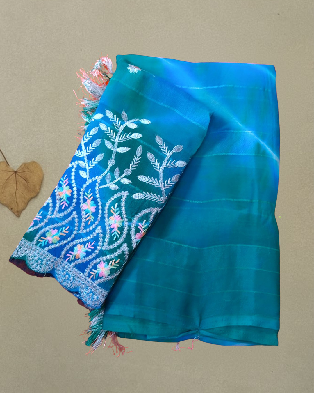 Designer Shibori Print Saree