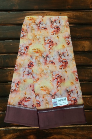 Marshmallow Digital Print Saree