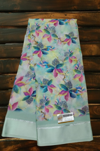 Marshmallow Digital Print Saree