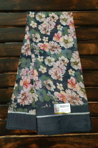 Marshmallow Digital Print Saree