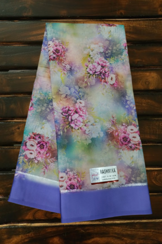 Marshmallow Digital Print Saree