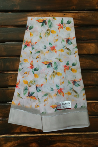 Marshmallow Digital Print Saree