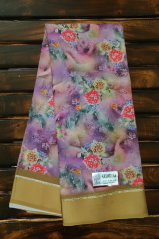 Marshmallow Digital Print Saree