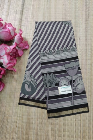 Designer Maheshwari Silk Saree