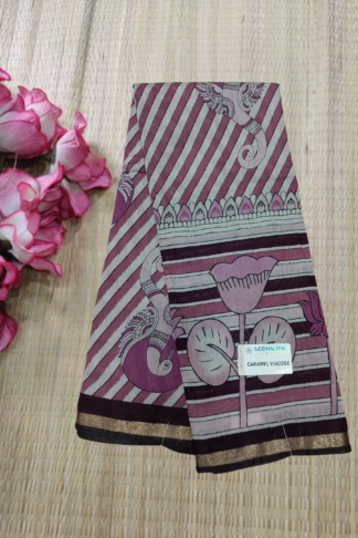 Designer Maheshwari Silk Saree