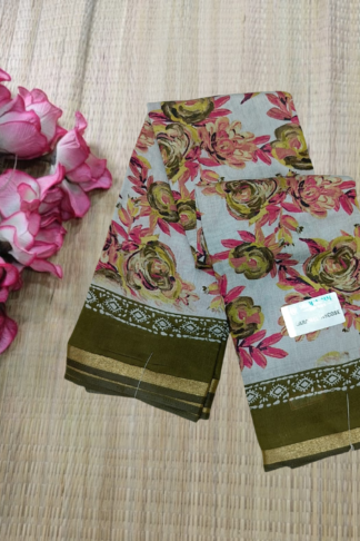 Designer Maheshwari Silk Saree