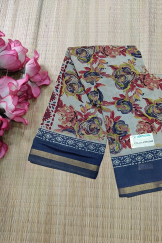 Designer Maheshwari Silk Saree