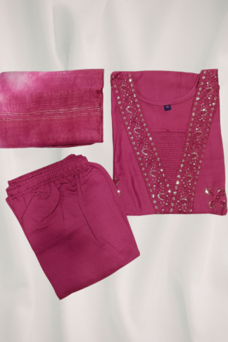 Designer Vatican Print 3-Piece Kurta Set