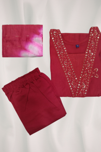 Designer Vatican Print 3-Piece Kurta Set
