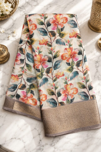 Elegant Semi Khadi Silk Saree