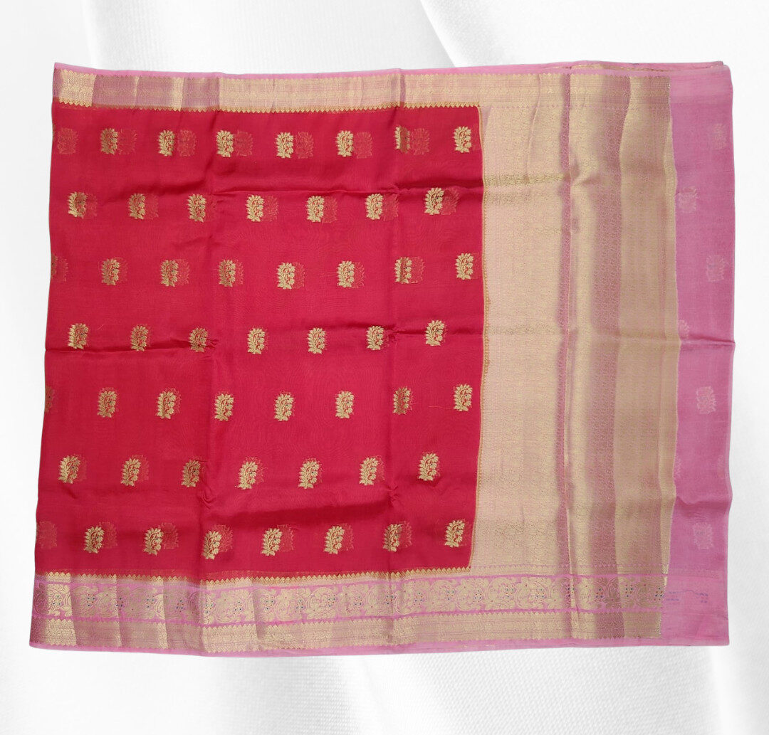 Luxury Raw Mango Fancy Saree - Image 2