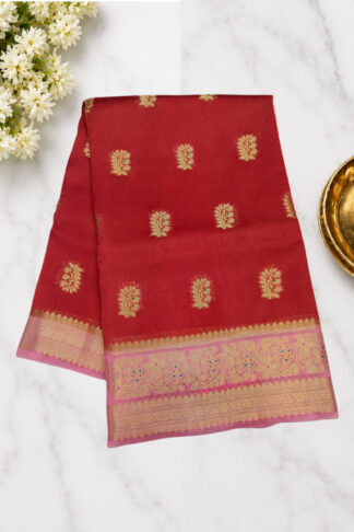 Luxury Raw Mango Fancy Saree