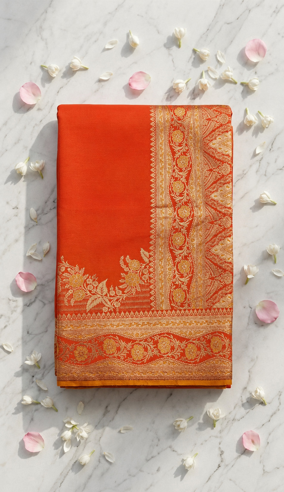 Fancy Mushroom Satin Saree