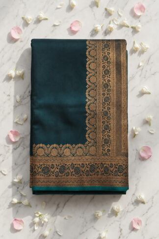 Fancy Mushroom Satin Saree