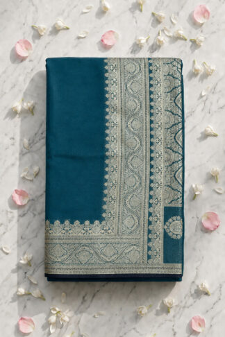 Fancy Mushroom Satin Saree