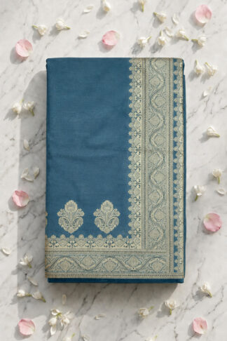 Fancy Mushroom Satin Saree