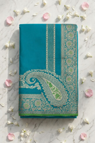 Fancy Mushroom Satin Saree