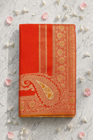 Fancy Mushroom Satin Saree