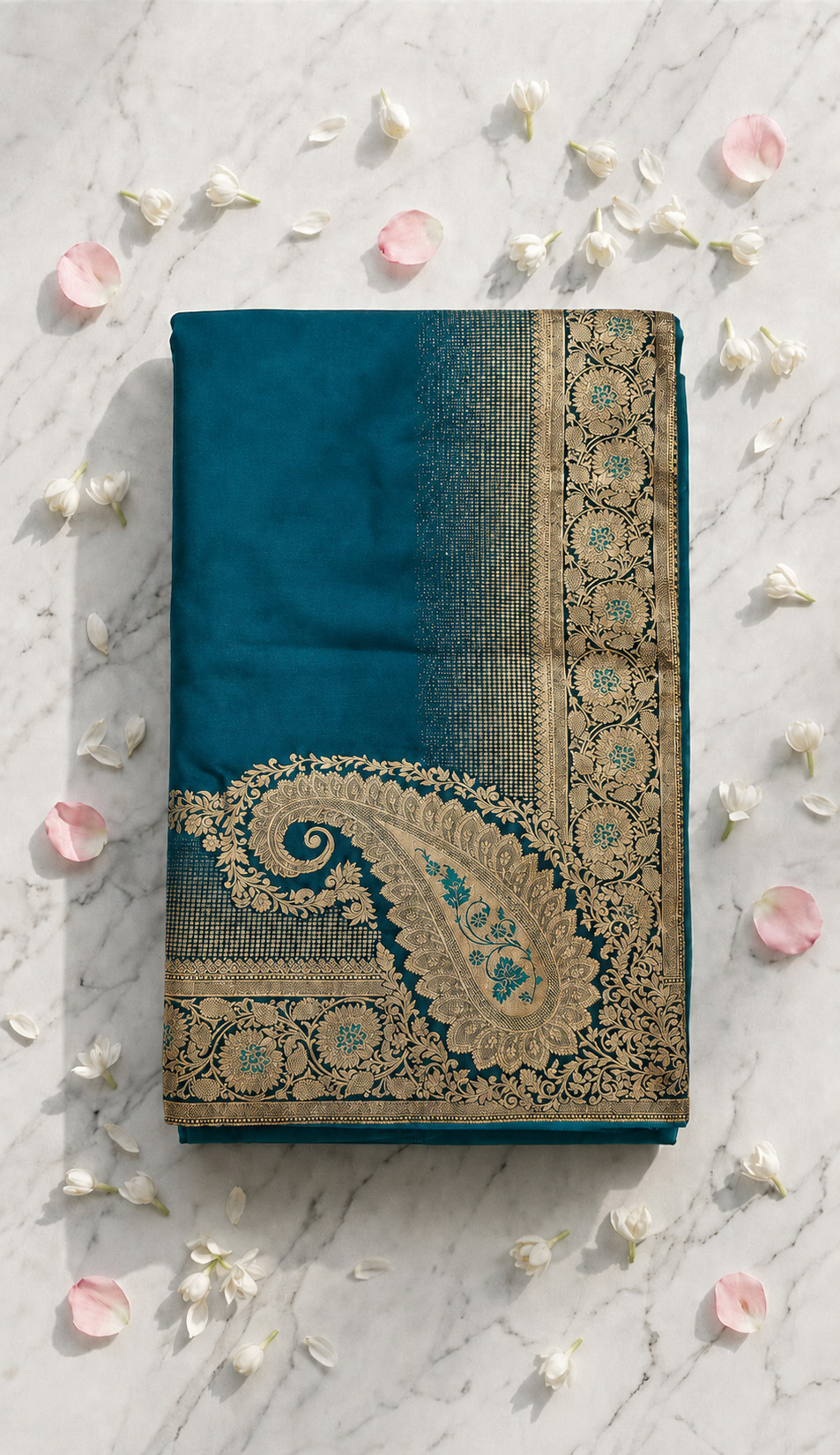 Fancy Mushroom Satin Saree