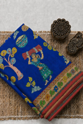 Designer Kalamkari Fancy Saree