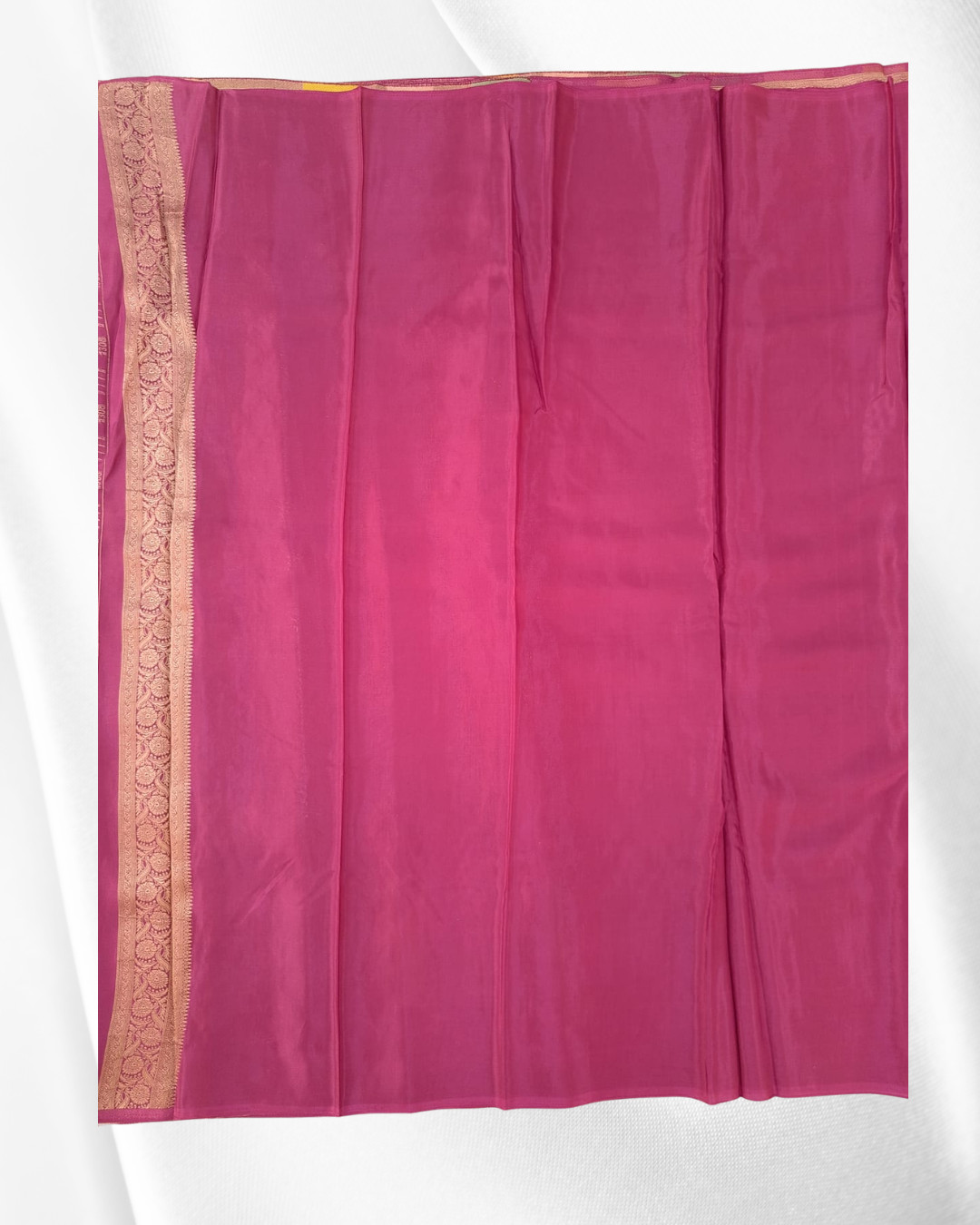 Mushroom Silk Saree - Image 3