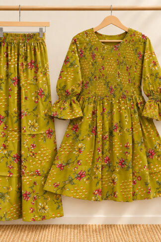 Ready-Made 2-Piece Frock Palazzo Set
